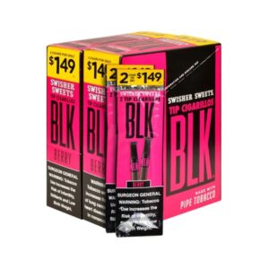 SWISHER SWEETS BLK TIP CIGARILLOS (2 FOR $1.49) 30/2 PACKS