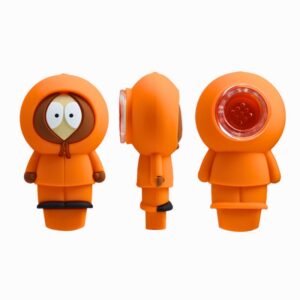 SILICONE HAND PIPE SOUTH PARK 3" - KENNY 5PCS