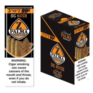 Z PALMA CIGARILLOS (3 FOR 2) $0.99 OG KUSH 15/3 PACKS