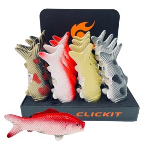 CLICKIT KOI FISH LED TORCH MIXED COLORS 16PCS [NO SHIPPING]