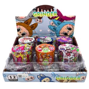 METAL GRINDERS LABUBU DESIGNS 12PCS