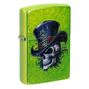 ZIPPO LIGHTER - TOP HAT SKULL ($31.95)