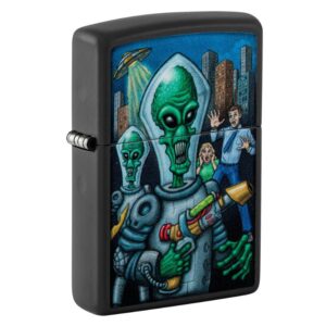 ZIPPO LIGHTER - ALIEN ATTACK ($37.95)