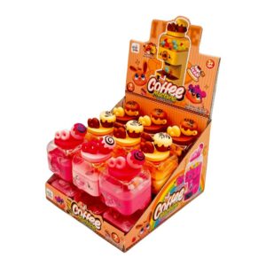 KIDS BOOM COFFEE MACHINE CANDY TOYS 9PCS