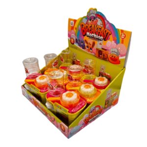 KIDS BOOM BREAKFAST MACHINE CANDY TOYS 6PCS