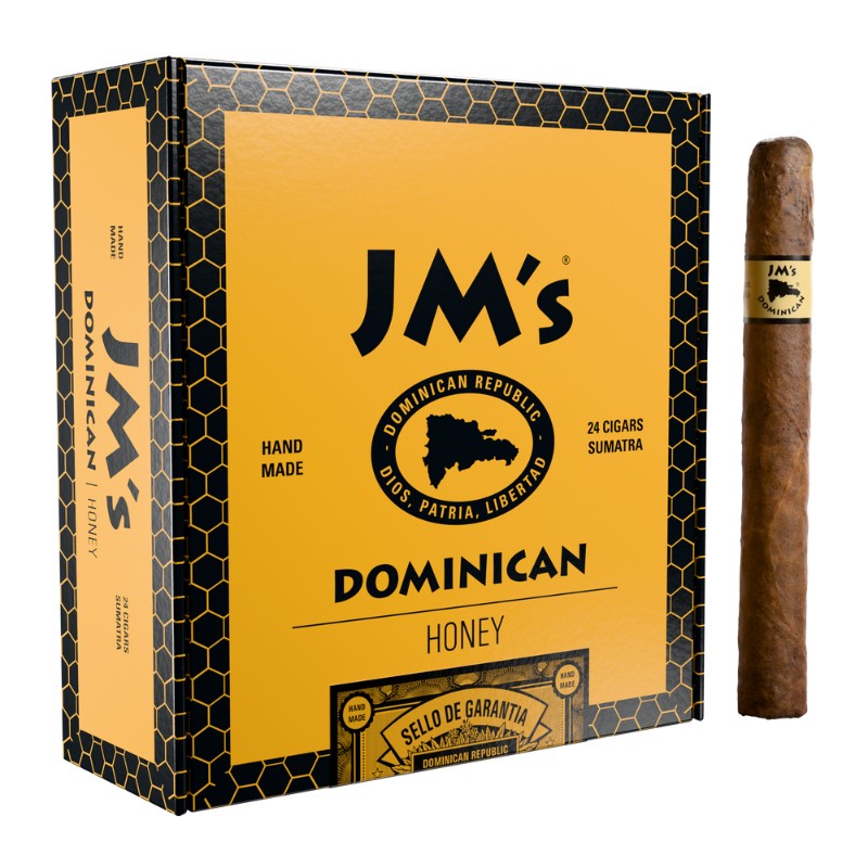 JM'S DOMINICAN HONEY SUMATRA CIGARS 5.5X42 24PCS