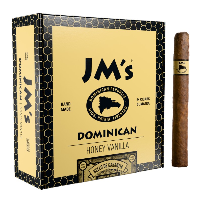 JM'S DOMINICAN HONEY VANILLA SUMATRA CIGARS 5.5X42 24PCS