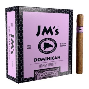 JM'S DOMINICAN HONEY BERRY SUMATRA CIGARS 5.5X42 24PCS