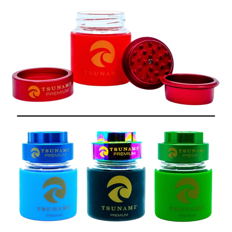 TSUNAMI PREMIUM DRY HERB GRINDER JAR - Image 2