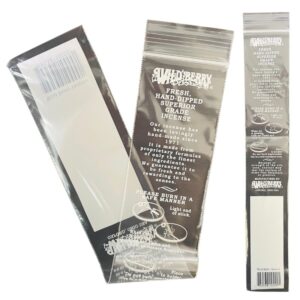 WILD BERRY INCENSE PLASTIC ZIP BAGS 2X12 SIZE 1000PCS
