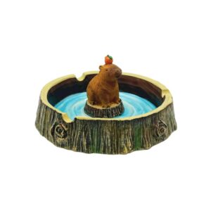 FUJIMA CAPYBARA IN A STUMP ASHTRAY