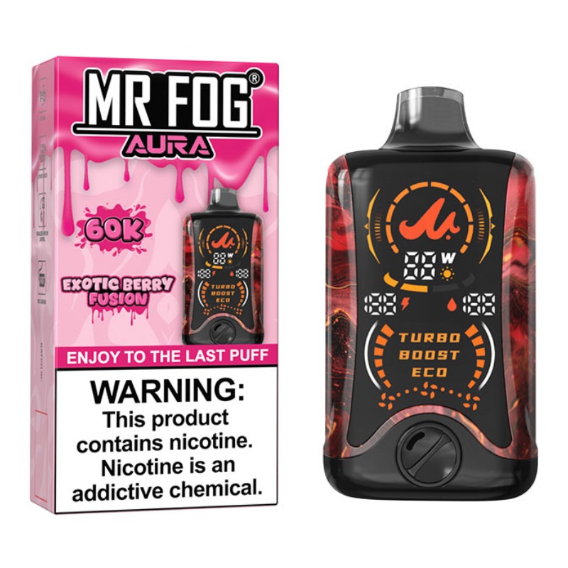 MR FOG AURA 60K PUFFS 5PCS - Image 5