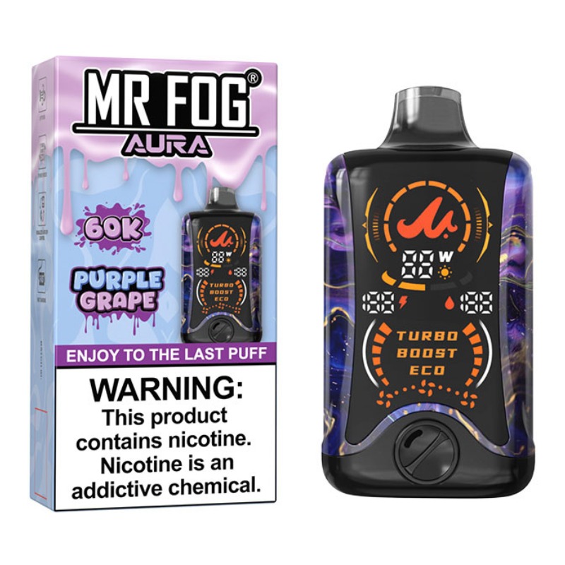 MR FOG AURA 60K PUFFS 5PCS - Image 9