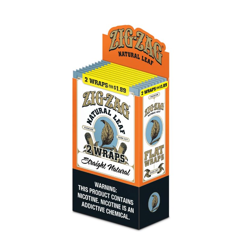 ZIG ZAG NATURAL LEAF WRAPS (2 FOR $1.89) 10/2 PACKS