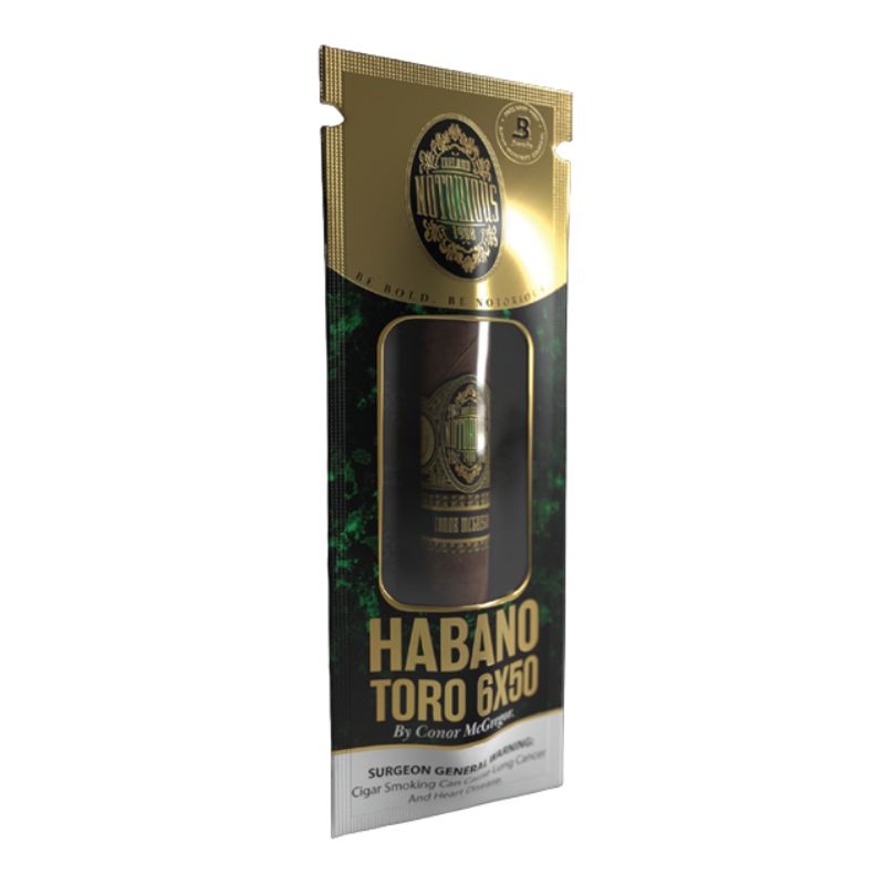 IRELAND NOTORIOUS 1988 HABANO TORO 6X50 CIGARS 10PCS - Image 2