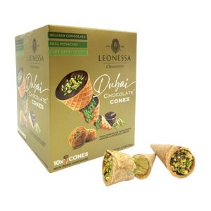DUBAI LEONESSA CHOCOLATE CONES 10PCS