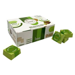 DUBAI LUXXEI MILK CHOCOLATE WITH PISTACHIO & KUNAFA 36PCS