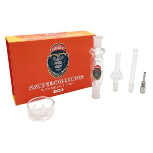IDGAF NECTAR COLLECTOR WITH METAL TIP SET 10MM
