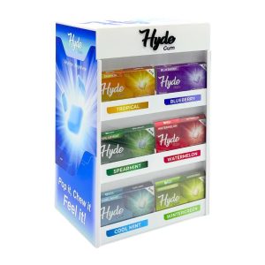 HYDE GUM 6MG DISPLAY MIX FLAVORS 30PCS