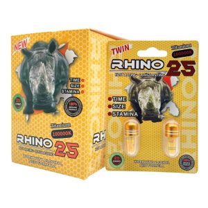 RHINO 25 TITANIUM 100000K 24/2 PACKS