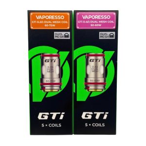 VAPORESSO GTI DUAL MESH COILS 5PCS
