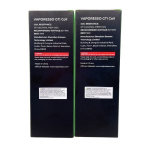 VAPORESSO GTI DUAL MESH COILS 5PCS