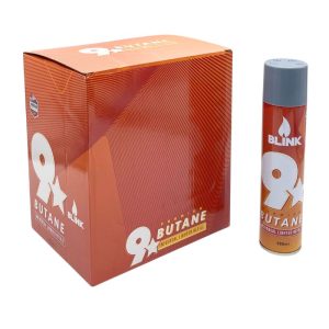 BLINK PREMIUM 9 BUTANE UNIVERSAL LIGHTER REFILL 300ML 12PCS