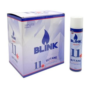 BLINK PREMIUM 11 BUTANE UNIVERSAL LIGHTER REFILL 300ML 12PCS