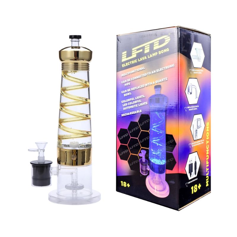 WATER PIPE LFTD ELECTRONIC LAVA LAMP BONG