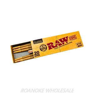 RAW CLASSIC CONES 1 1/4 SIZE 12/20 PACKS