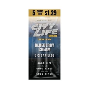 GOOD TIMES CITY LIFE CIGARILLOS (5 FOR $1.29) 15/5 PACKS