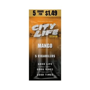 GOOD TIMES CITY LIFE CIGARILLOS (5 FOR $1.49) 15/5 PACKS