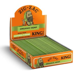 ZIG ZAG ORGANIC HEMP ROLLING PAPERS KING SLIME SIZE 24PCS
