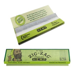 ZIG ZAG ORGANIC HEMP ROLLING PAPERS KING SLIME SIZE 24PCS