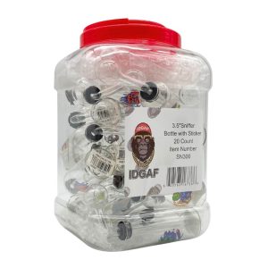 IDGAF 3.5" SNIFFER BOTTLE 20PCS (SN300)