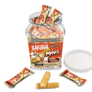 BAKLAVA STICKS MINIS JAR 40PCS