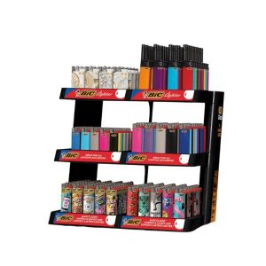 BIC LIGHTER 6-TIER STORE DISPLAY 262PCS [NO SHIPPING]