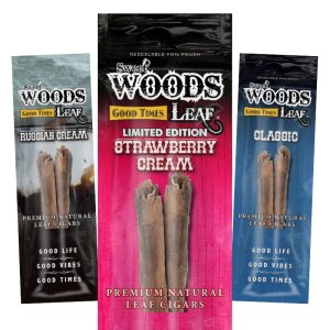 GOOD TIMES SWEET WOODS LEAF CIGARS 15/2 PACKS