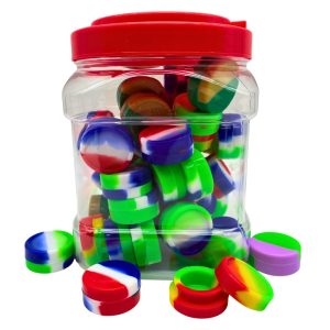 SILICONE CONTAINERS 3x1.5CM JAR 50PCS