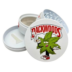 METAL HERB GRINDERS 60MM BACKWOODS SMOKING LEAF MIXED DESIGNS 6PCS