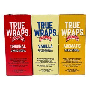 BACKWOODS TRUE WRAPS 12/2 PACKS (2 FOR $2.99)