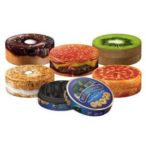 DINE-IN PREMIUM HERB 2-PIECE GRINDERS 63MM 9PCS