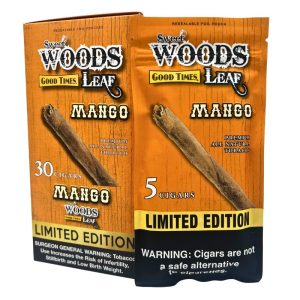 GOOD TIMES SWEET WOODS CIGARS (LIMITED EDITION) 6/5 PACKS (MANGO)
