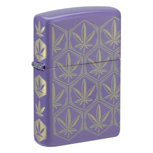 ZIPPO LIGHTER - CANNABIS LEAVES DESIGN $39.95