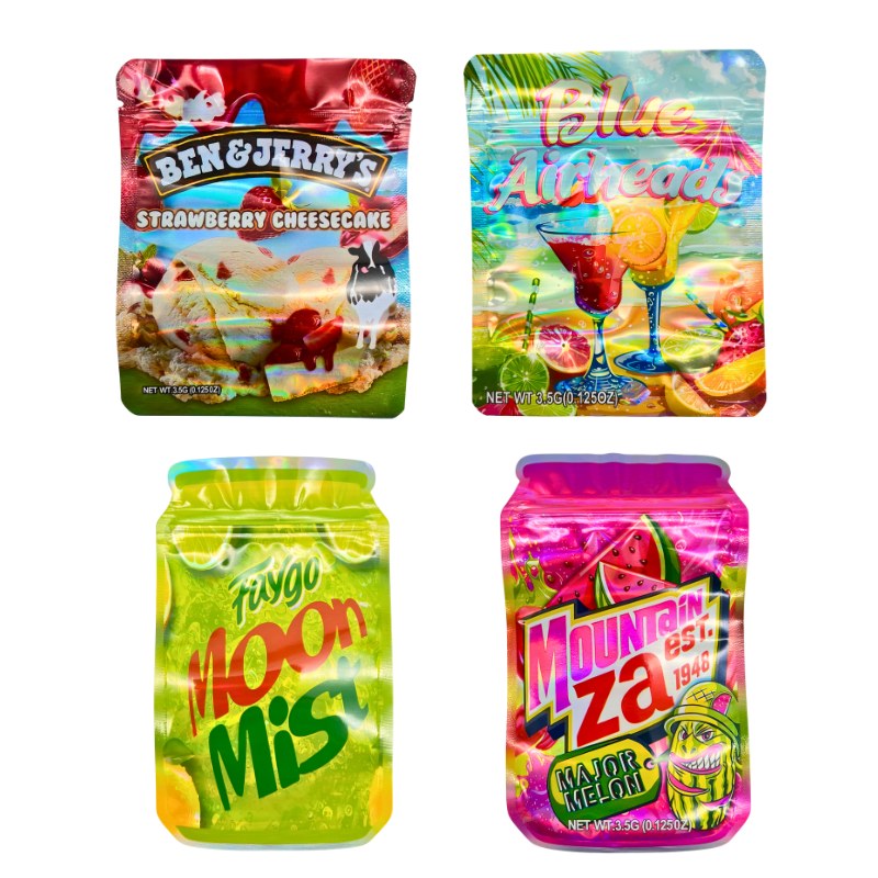 MYLAR SMELL PROOF BAG 3.5G 50PCS