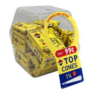 TOP CONES 1&1/4 6 PACK $0.99 JAR 72 PCS
