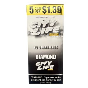 GOOD TIMES CITY LIFE CIGARILLOS (5 FOR $1.39) 15/5 PACKS