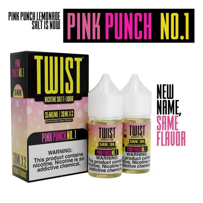 TWIST NICOTINE SALT E-LIQUID 30ML X 2 BOTTLES - Image 3