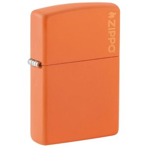 ZIPPO LIGHTER - ZIPPO LOGO (ORANGE MATTE) $30.95 (231ZL)