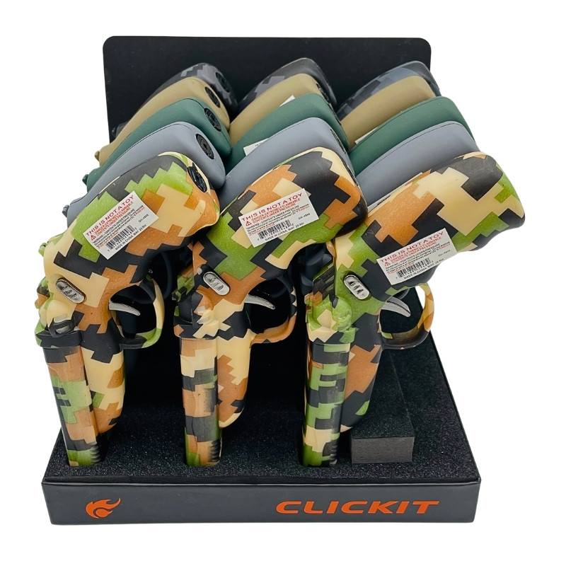 CLICKIT TORCH PISTOL DOUBLE 15PCS - GH4848